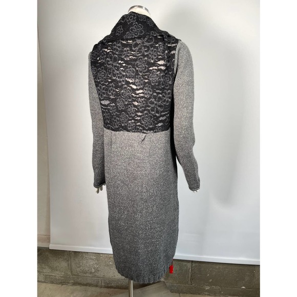 NWT Sweaterhouse Wool Mohair Blend Long Cardigan Sweater Sz M & L Made in Spain - Picture 3 of 14